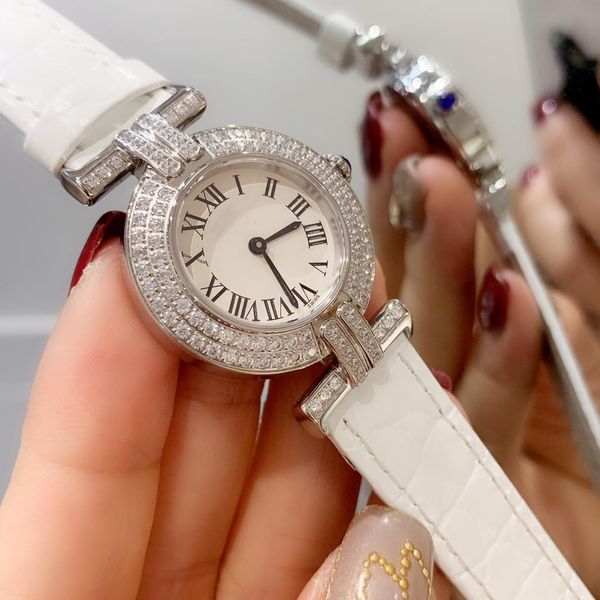 fashion women gold rhinestone watches lady dress watch diamond luxury designer wristwatch leather strap ladies crystal quartz women clock, Slivery;brown
fashion women gold rhinestone watches lady dress watch diamond luxury designer wristwatch leather strap ladies crystal quartz women clock, Slivery;brown
