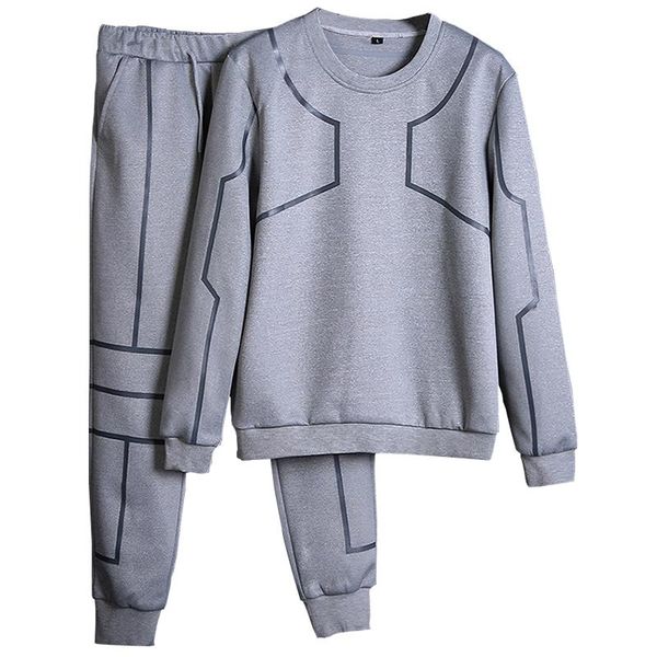 men sportwear sets tracksuit male sweatshirt full long sleeves pants letter casual sportsuit men sets patchwork hoodies funny 4xl, Gray
men sportwear sets tracksuit male sweatshirt full long sleeves pants letter casual sportsuit men sets patchwork hoodies funny 4xl, Gray