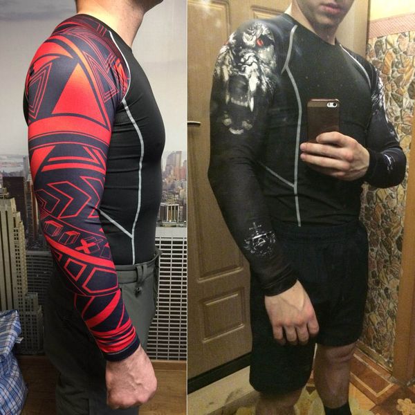 wholesale-new rashgard man sport tshirt running tights men fitness training tracksuit long sleeves shirts gym gym clothes skull 3d t shirt, Black;blue
wholesale-new rashgard man sport tshirt running tights men fitness training tracksuit long sleeves shirts gym gym clothes skull 3d t shirt, Black;blue