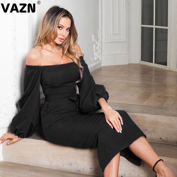 vazn 2020 spring young lady of note regular mature sweet solid slash neck full sleeve women high waist thin maxi dress, Black;gray
vazn 2020 spring young lady of note regular mature sweet solid slash neck full sleeve women high waist thin maxi dress, Black;gray