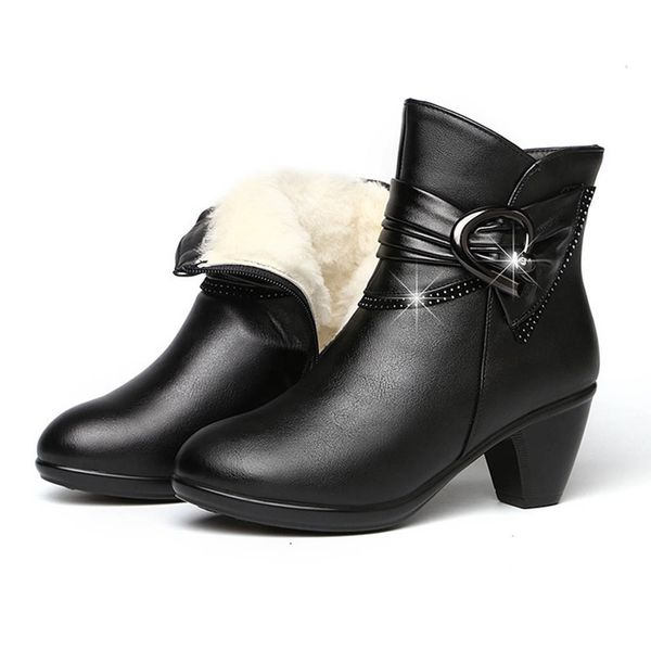 sagace new womens short boots female pointed toe thick heel high ankle boots flock zipper boot square heels vintage 1122, Black
sagace new womens short boots female pointed toe thick heel high ankle boots flock zipper boot square heels vintage 1122, Black
