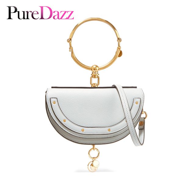 2019 luxury women brand shoulder half moon handbag fashion crossbody genuine leather purse ring ladies bag y190606
2019 luxury women brand shoulder half moon handbag fashion crossbody genuine leather purse ring ladies bag y190606