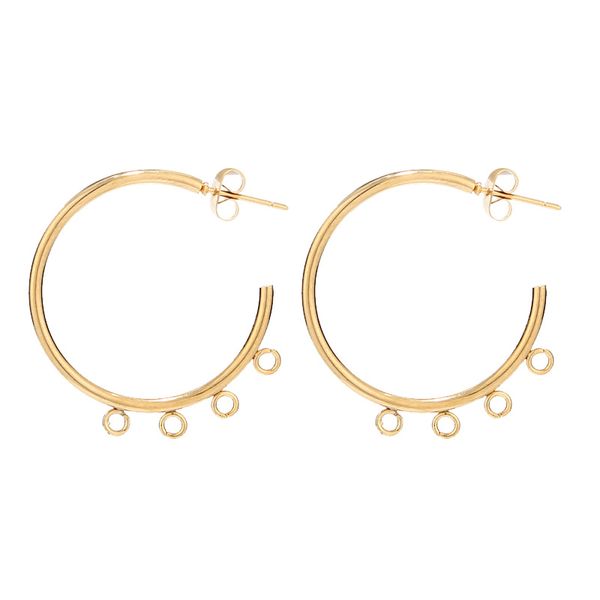 20pcs/lot hoop earrings stainless steel earrings gold silver tone hoops diy earring for women girls sensitive earring making, Golden;silver
20pcs/lot hoop earrings stainless steel earrings gold silver tone hoops diy earring for women girls sensitive earring making, Golden;silver