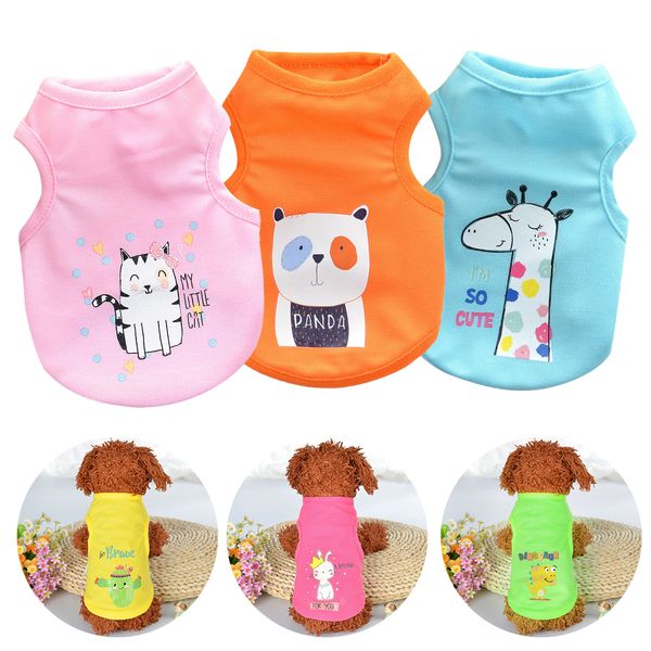 cute pet dog clothes summer cotton puppy tshirts cartoon puppy vest clothing for small medium dogs t-shirt breathable pet vest
cute pet dog clothes summer cotton puppy tshirts cartoon puppy vest clothing for small medium dogs t-shirt breathable pet vest