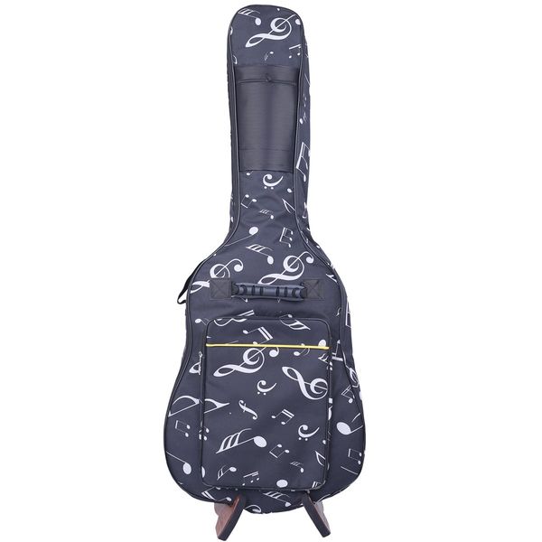 waterproof oxford cloth guitar bag padded for 39/40/41" size, double adjustable shoulder strap, note element, padded pad
waterproof oxford cloth guitar bag padded for 39/40/41" size, double adjustable shoulder strap, note element, padded pad