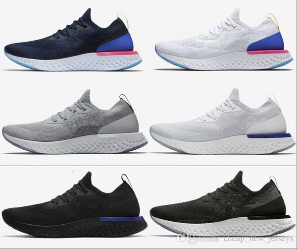 epic react running shoes mens womens triple black white oreo blue high quailty summer spring outdoor sports sneakers us 5-11
epic react running shoes mens womens triple black white oreo blue high quailty summer spring outdoor sports sneakers us 5-11