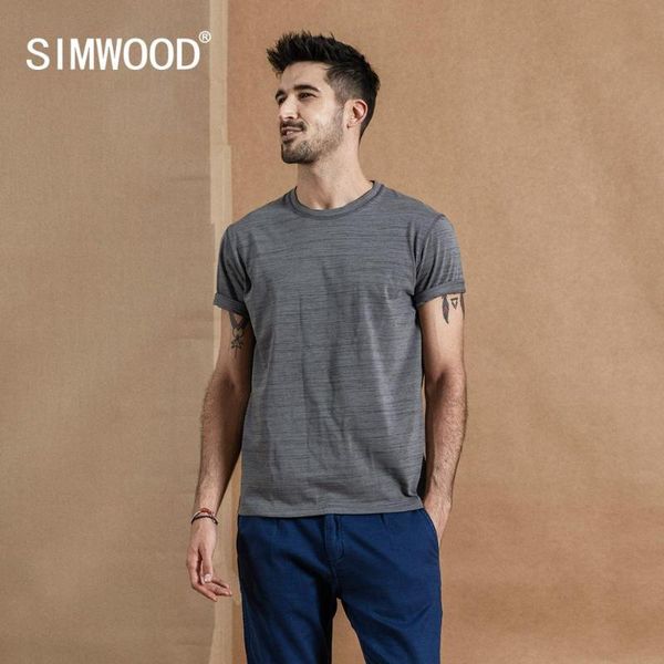 simwood 2020 summer new mélange striped t-shirt men o-neck t shirt plus size brand clothing o-neck 190432, White;black
simwood 2020 summer new mélange striped t-shirt men o-neck t shirt plus size brand clothing o-neck 190432, White;black