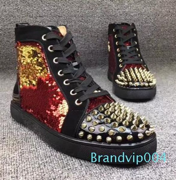 2018 new arrival famous design men women red blue glitter high red bottom sneakers,brand casual shoes 36-47 drop shipping c14 01, Black
2018 new arrival famous design men women red blue glitter high red bottom sneakers,brand casual shoes 36-47 drop shipping c14 01, Black