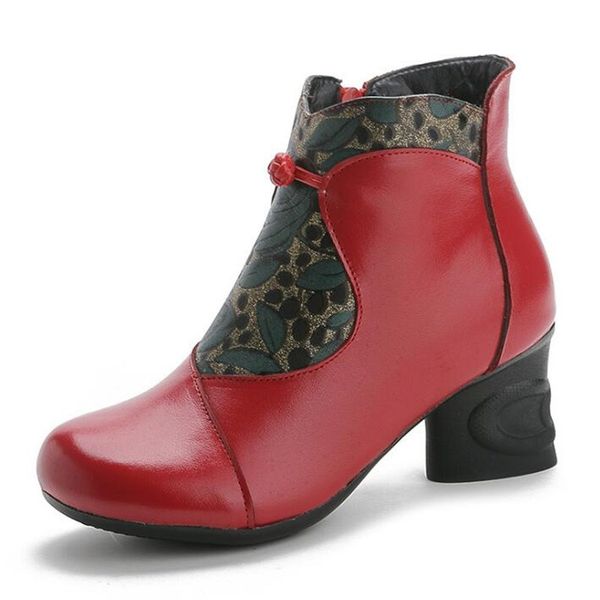 new listing autumn winter women shoes genuine leather boots fashion retro ethnic style print women boots short, Black
new listing autumn winter women shoes genuine leather boots fashion retro ethnic style print women boots short, Black