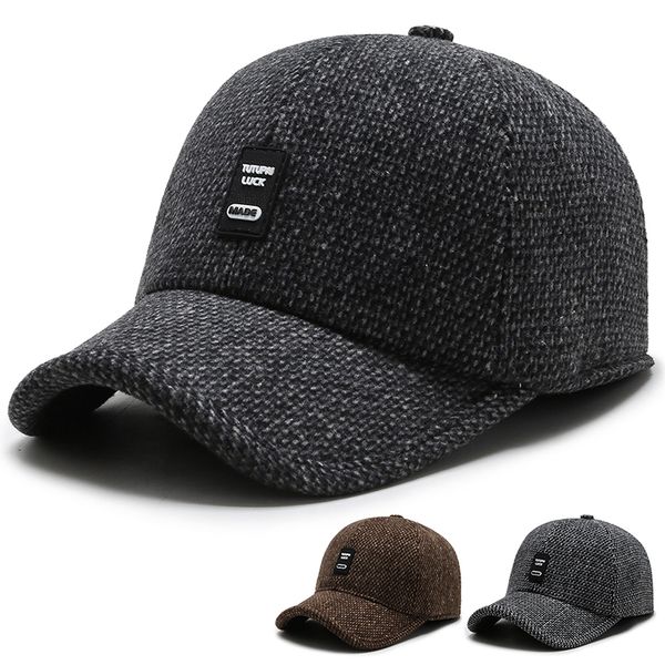 men golf hat warm cap embroidery baseball cap sunscreen visor brim shade snapback hat earmuffs baseball autumn winter sports, Black;white
men golf hat warm cap embroidery baseball cap sunscreen visor brim shade snapback hat earmuffs baseball autumn winter sports, Black;white