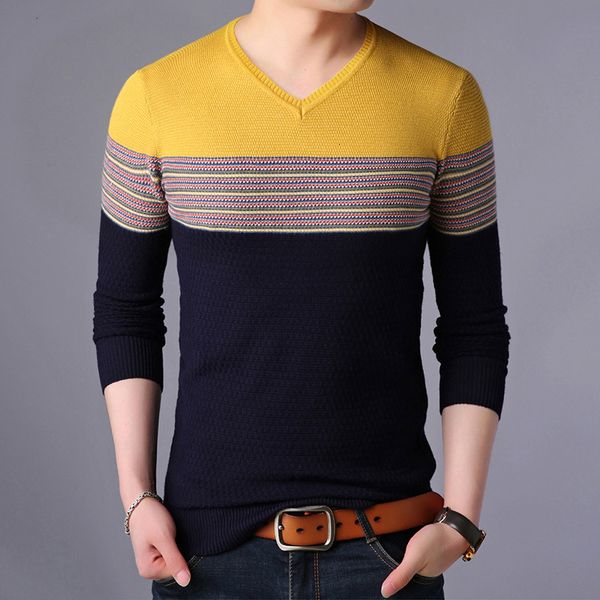 2019 new fashion brand trunks men's necks men's sweaters stripped slim fit sweaters women's korean style casual, White;black
2019 new fashion brand trunks men's necks men's sweaters stripped slim fit sweaters women's korean style casual, White;black