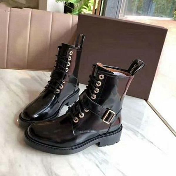 world tour retro glossy leather locomotive martin boots designer wearable handsome fashion knight flat with western boots 35-39, Black
world tour retro glossy leather locomotive martin boots designer wearable handsome fashion knight flat with western boots 35-39, Black
