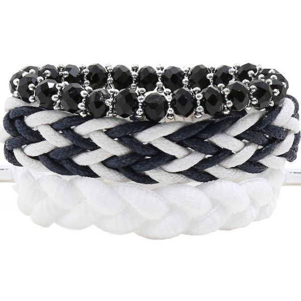 fashion punk vintage bracelet set black crystal charm wrap bangle cuff ethnic weave leather bead wristband casual hippie jewelry
fashion punk vintage bracelet set black crystal charm wrap bangle cuff ethnic weave leather bead wristband casual hippie jewelry
