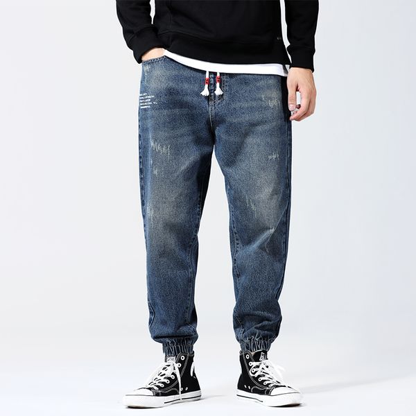 drawstring jeans men's fashion washed solid color casual jean pants man streetwear hip-hop loose harem denim trousers mens s-3xl, Blue
drawstring jeans men's fashion washed solid color casual jean pants man streetwear hip-hop loose harem denim trousers mens s-3xl, Blue