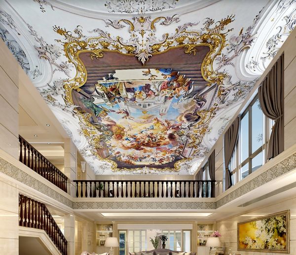 european classical oil painting angel ceiling mural paintings living room ceiling wallpaper
european classical oil painting angel ceiling mural paintings living room ceiling wallpaper