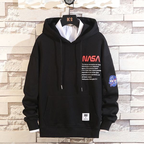 self built station hoodie men's popular brand hooded loose-fit couple clothes coat new style trend brushed and thick winter on, Black
self built station hoodie men's popular brand hooded loose-fit couple clothes coat new style trend brushed and thick winter on, Black