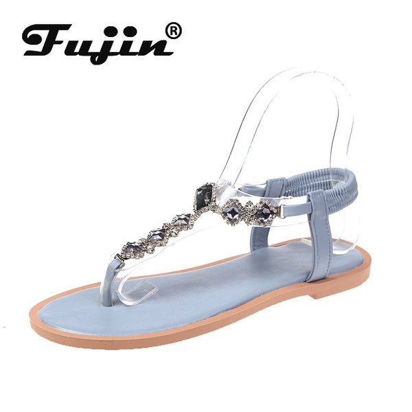 fujin women sandals 2020 summer flat bottom breathable crystal back strap fashion low heels causal elastic band women sandals, Black
fujin women sandals 2020 summer flat bottom breathable crystal back strap fashion low heels causal elastic band women sandals, Black