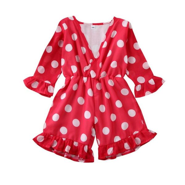 kids baby girls long sleeve dot print flared sleeve romper jumpsuits trousers outfits clothes 3-8t, White
kids baby girls long sleeve dot print flared sleeve romper jumpsuits trousers outfits clothes 3-8t, White