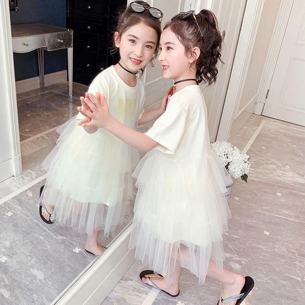 2020 new children's korean chao yang gas little girl summer princess letter dress kids girls dress, Red;yellow
2020 new children's korean chao yang gas little girl summer princess letter dress kids girls dress, Red;yellow