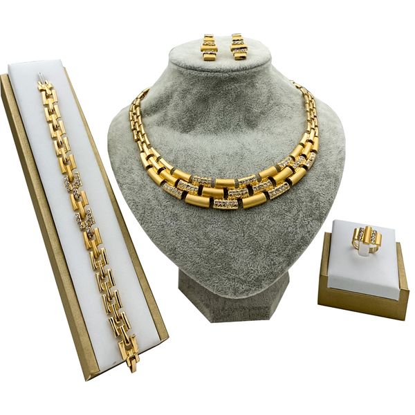 fashion jewelry sets necklace african bridal crystal bracelet earrings ring for women's wedding party african jewelry set, Silver
fashion jewelry sets necklace african bridal crystal bracelet earrings ring for women's wedding party african jewelry set, Silver