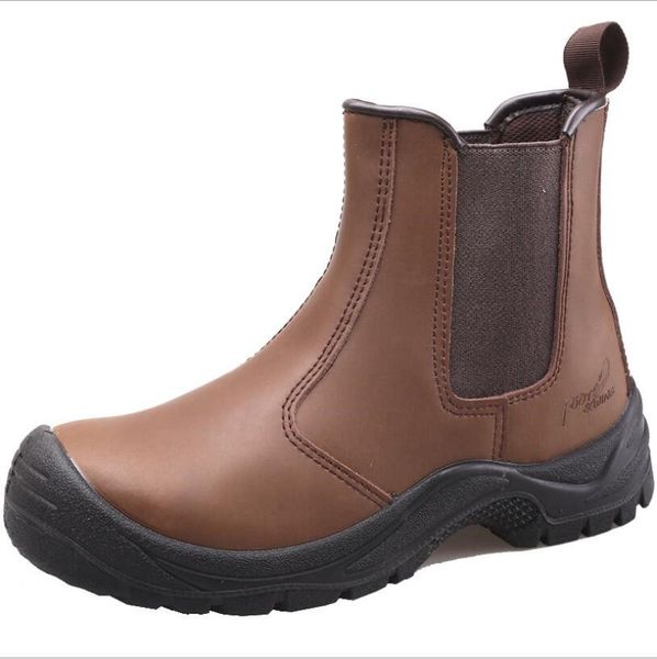 men Work boots Genuine Leather High help slip-on big size men steel toe cap Anti-smashing anti-piercing work safety shoes, Black
men Work boots Genuine Leather High help slip-on big size men steel toe cap Anti-smashing anti-piercing work safety shoes, Black