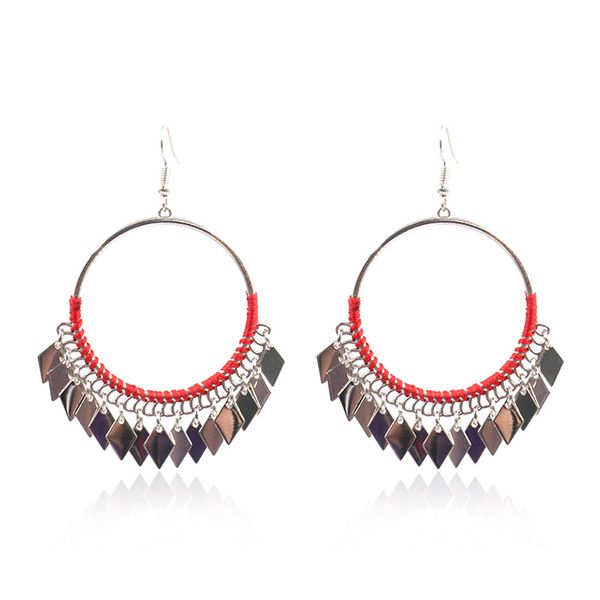 europe and america handmade jewelry geometric diamond metal tassel retro big earrings earrings female, Golden;silver
europe and america handmade jewelry geometric diamond metal tassel retro big earrings earrings female, Golden;silver