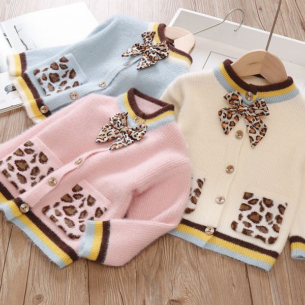 new products autumn and winter korean-style children daughter children's sweater leopord pattern cardigan long sleeve crew neck, White
new products autumn and winter korean-style children daughter children's sweater leopord pattern cardigan long sleeve crew neck, White