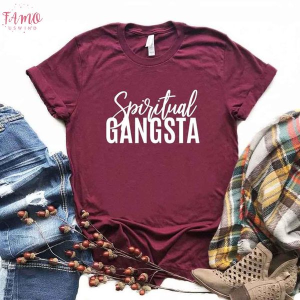 spiritual gangsta print women tshirts cotton casual funny t shirt for lady letter tee hipster 6 color na 733, White
spiritual gangsta print women tshirts cotton casual funny t shirt for lady letter tee hipster 6 color na 733, White