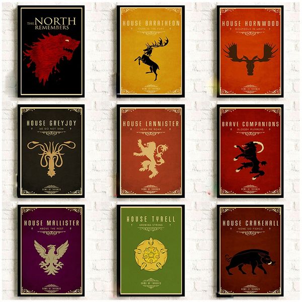 nine family totems poster room decora retro vintage posters good quality printed art painting wall stickers
nine family totems poster room decora retro vintage posters good quality printed art painting wall stickers