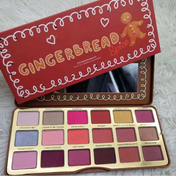 Пряник с пряностями и пряностями Eyeshadow Palette 18 цветов Женский макияж Тени для век Палитра Shimmer Matte Shadows Beauty ePacket
Пряник с пряностями и пряностями Eyeshadow Palette 18 цветов Женский макияж Тени для век Палитра Shimmer Matte Shadows Beauty ePacket