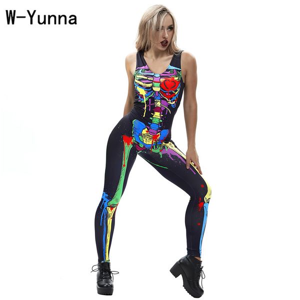w-yunna selling new street style slim fashion women's clothing skeleton frame color digital print sleeveless jumpsuit, Black;red
w-yunna selling new street style slim fashion women's clothing skeleton frame color digital print sleeveless jumpsuit, Black;red