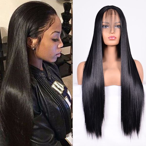 women lace front wigs long straight black synthetic hair wigs heat resistant 14''-26'' lace frontal wigs high quality
women lace front wigs long straight black synthetic hair wigs heat resistant 14''-26'' lace frontal wigs high quality