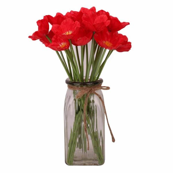 1pc new artificial anemones flowers real touch poppy branches burgundy center for wedding bouquets centerpieces diy home decoration
1pc new artificial anemones flowers real touch poppy branches burgundy center for wedding bouquets centerpieces diy home decoration