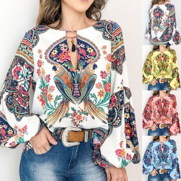 printed round neck lantern sleeve shirt women's t-shirt casual long-sleeved t-shirts beach seasides t-shirt, White
printed round neck lantern sleeve shirt women's t-shirt casual long-sleeved t-shirts beach seasides t-shirt, White