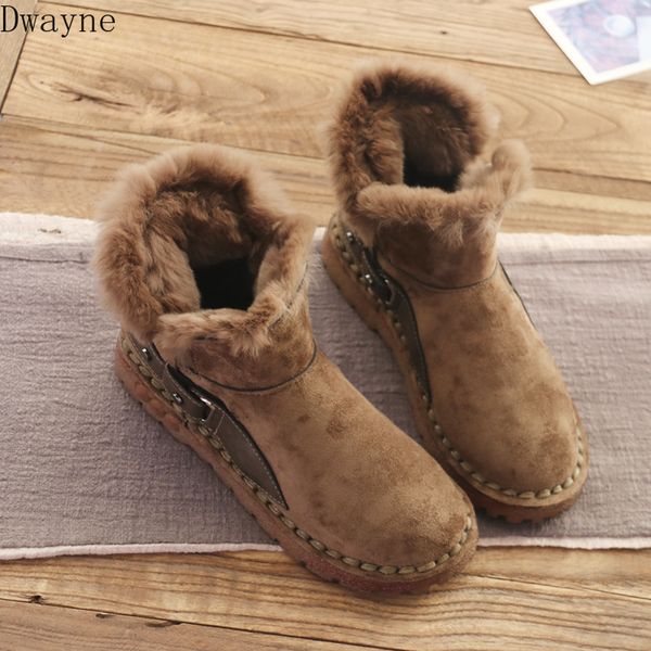 furry hair short boots handmade soft bottom women's boots wear resistant slip snow mori literary retro ankle, Black
furry hair short boots handmade soft bottom women's boots wear resistant slip snow mori literary retro ankle, Black
