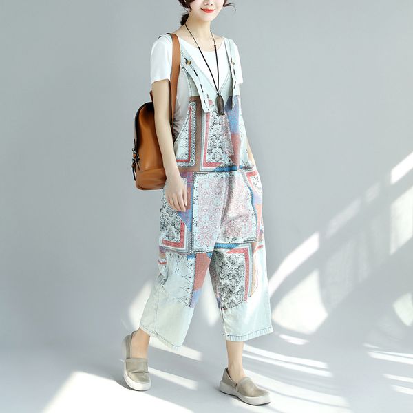 women denim jumpsuits bleached vintage washed pattern overalls rompers female denim trousers ladies casual jumpsuits, Black;white
women denim jumpsuits bleached vintage washed pattern overalls rompers female denim trousers ladies casual jumpsuits, Black;white