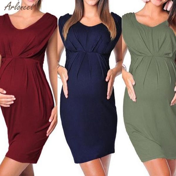 summer womens maternity clothes pregnant women sleeveless bodycon dress solid dress maternity women new fashion, White
summer womens maternity clothes pregnant women sleeveless bodycon dress solid dress maternity women new fashion, White