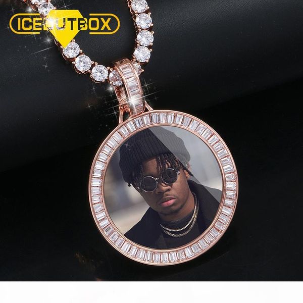 new custom p memory medallions solid pendant necklace with square crystal round hip hop jewelry for men's personalized chain, Silver
new custom p memory medallions solid pendant necklace with square crystal round hip hop jewelry for men's personalized chain, Silver