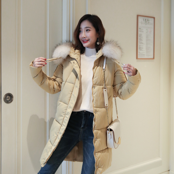 long warm female coat windproof winter jacket slim long parkas mejur big fur hooded fashion colorful thick cotton clothes, Black
long warm female coat windproof winter jacket slim long parkas mejur big fur hooded fashion colorful thick cotton clothes, Black