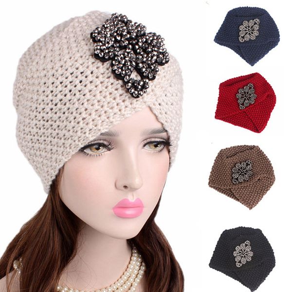 women cross winter warm wool knit turban hat with rhinestone soft beanie sleep chemo headwear cancer patients hair accessories, Blue;gray
women cross winter warm wool knit turban hat with rhinestone soft beanie sleep chemo headwear cancer patients hair accessories, Blue;gray