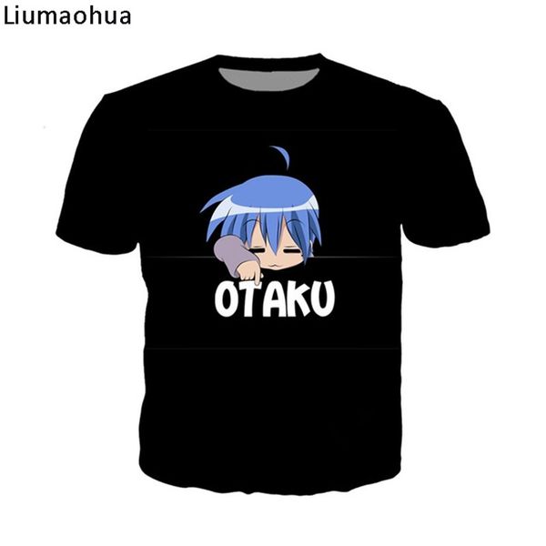 new summer men women 3d print anime lucky star t shirt fashion short sleeve pattern t shirt, White;black
new summer men women 3d print anime lucky star t shirt fashion short sleeve pattern t shirt, White;black