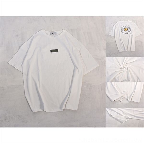 women's fashion brand t-shirt women's ins chrysanthemum printed gd korean style t-shirt daisy printed loose top, White
women's fashion brand t-shirt women's ins chrysanthemum printed gd korean style t-shirt daisy printed loose top, White
