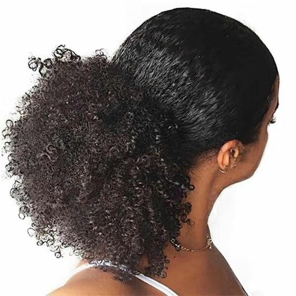 kinky curly human hair ponytail extensions afro hair drawstring human hair ponytail hairpieces natural curly clip in ponytail (10), Black
kinky curly human hair ponytail extensions afro hair drawstring human hair ponytail hairpieces natural curly clip in ponytail (10), Black