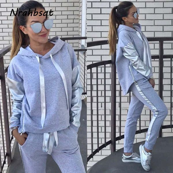 nrahbsqt loose stitching hooded sweater trousers two-piece sport suits women jogging suits fitness running clothing rs044, Black;blue
nrahbsqt loose stitching hooded sweater trousers two-piece sport suits women jogging suits fitness running clothing rs044, Black;blue