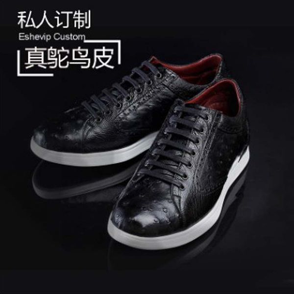 ourui new true ostrich leather leather men's shoes sandals genuine sports shoes men, Black
ourui new true ostrich leather leather men's shoes sandals genuine sports shoes men, Black