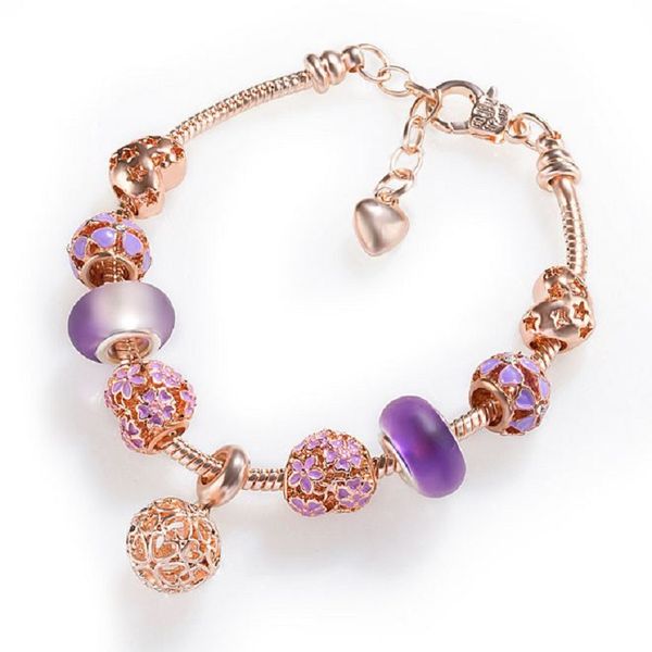 exquisite fashion snake bone silver bracelet gold lobster clasp bracelet pink flower heart robot pendant chain, Black
exquisite fashion snake bone silver bracelet gold lobster clasp bracelet pink flower heart robot pendant chain, Black