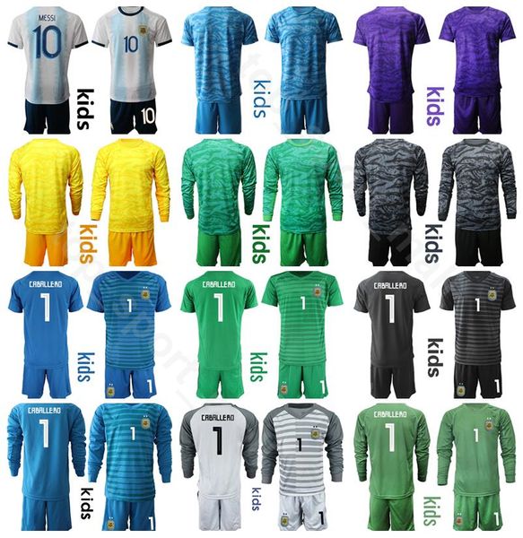 goalkeeper youth argentina long sleeve goalie soccer jersey set kids sergio romero 1 nahuel guzman 12 agustin marchesin football shirt kits, Black
goalkeeper youth argentina long sleeve goalie soccer jersey set kids sergio romero 1 nahuel guzman 12 agustin marchesin football shirt kits, Black
