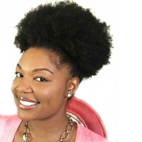 good-looking 100 drawstring pony human brazilian ponytail hair extensions elastic band drawstring afro kinky curly human hair ponytails 120g, Black
good-looking 100 drawstring pony human brazilian ponytail hair extensions elastic band drawstring afro kinky curly human hair ponytails 120g, Black
