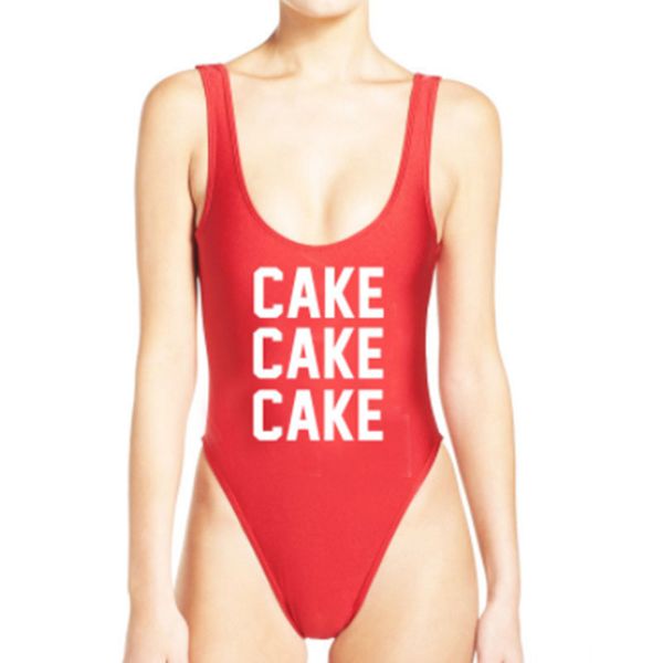 cake cake one piece swimsuit 2019 high cut low back bathing suit monokini bodysuit beachwear girls womens red swimsuit, White;black 
cake cake one piece swimsuit 2019 high cut low back bathing suit monokini bodysuit beachwear girls womens red swimsuit, White;black