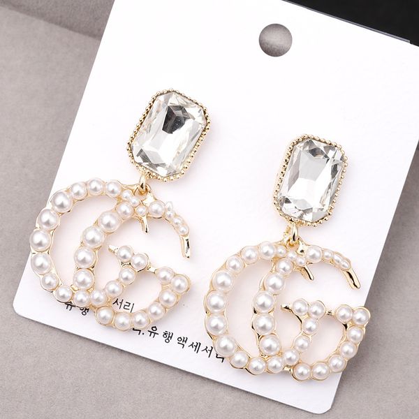 fashion letters g earrings gold color stud earring with pearl for women girl party jewelry fashion gift, Golden;silver
fashion letters g earrings gold color stud earring with pearl for women girl party jewelry fashion gift, Golden;silver